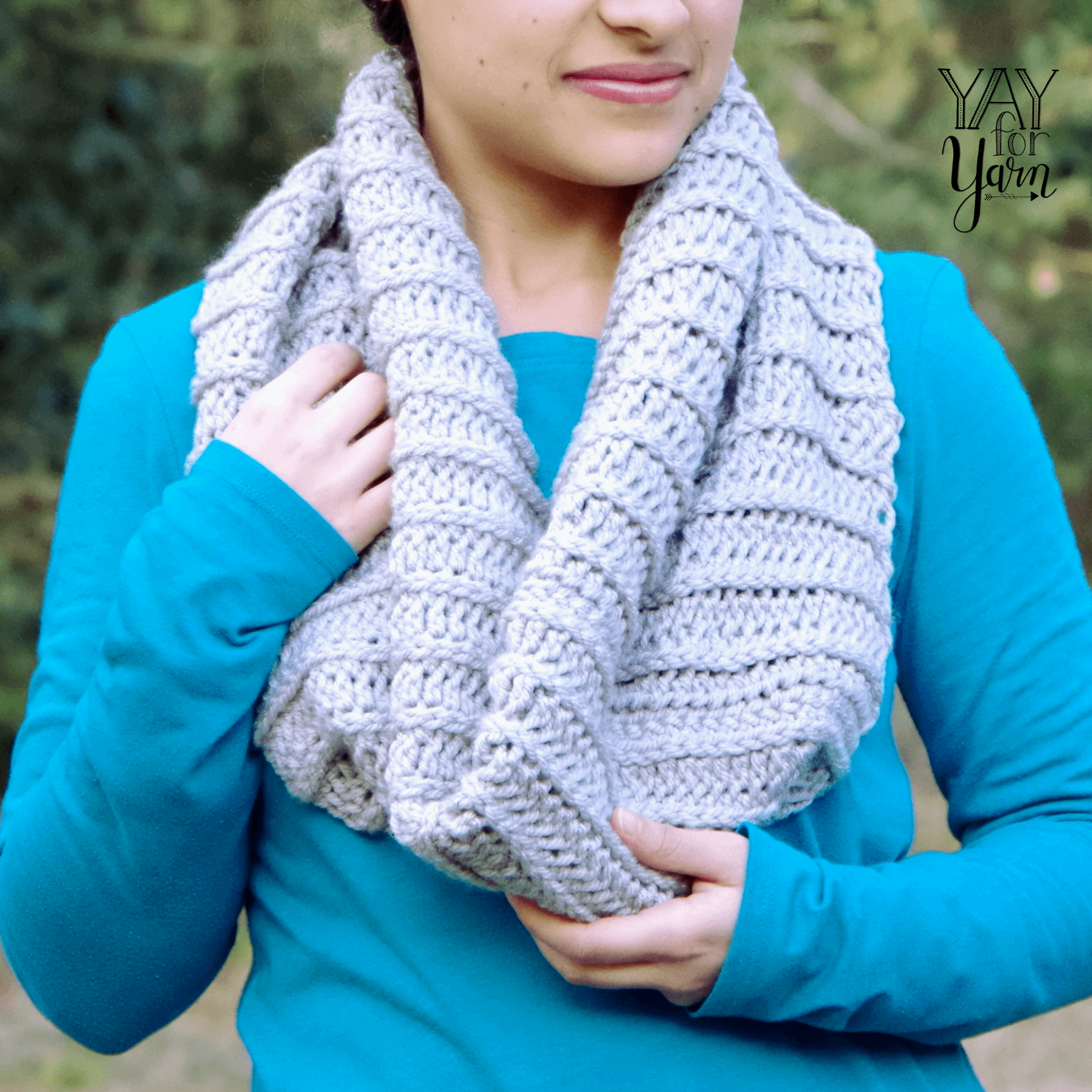 Knit-Look Crochet Cowl - PDF Crochet Pattern & Video Tutorial product image (2)