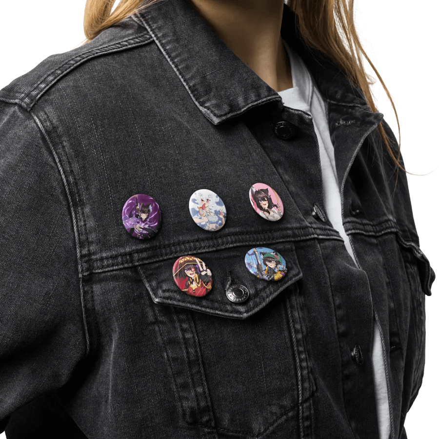Ny Cosplay Pins 1.25