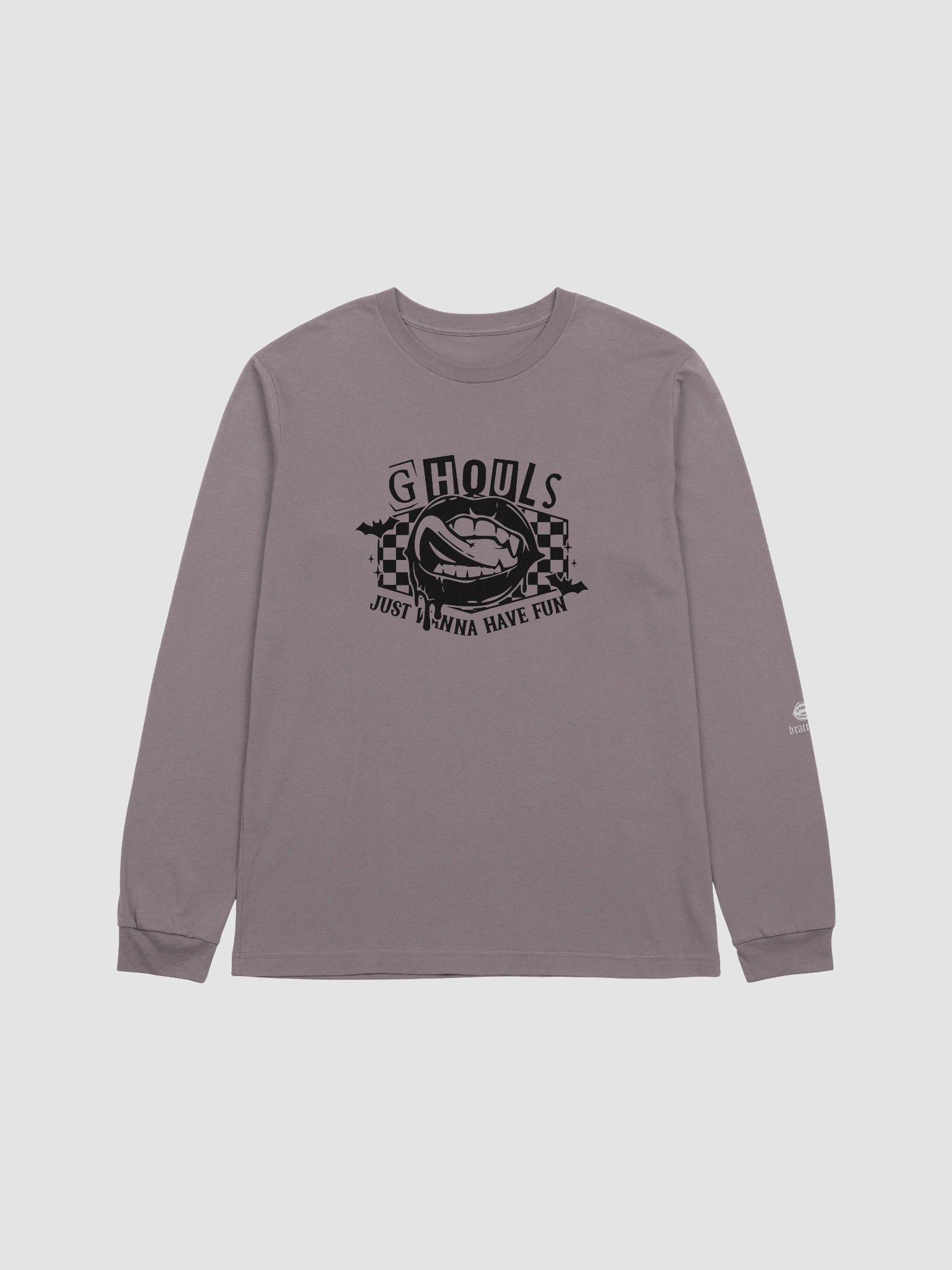 Ghouls Just Wanna Have Fun Cropped Long Sleeve Tee product image (1)