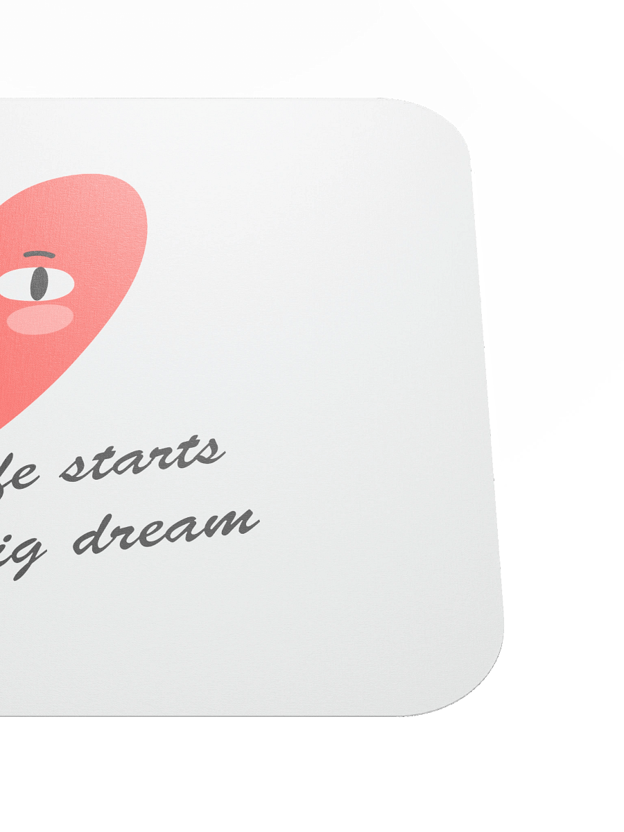 A great life starts with the big dream - Mouse Pad product image (5)