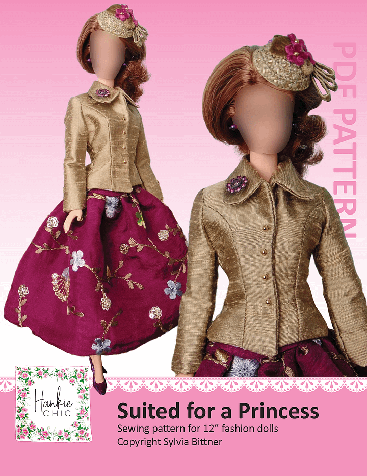 Suited for a Princess sewing pattern for 12