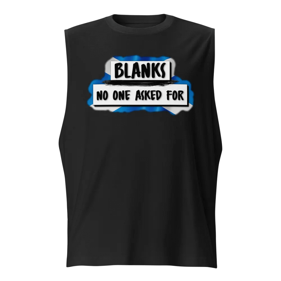 BLANKS Scotland Logo Muscle Tank product image (1)