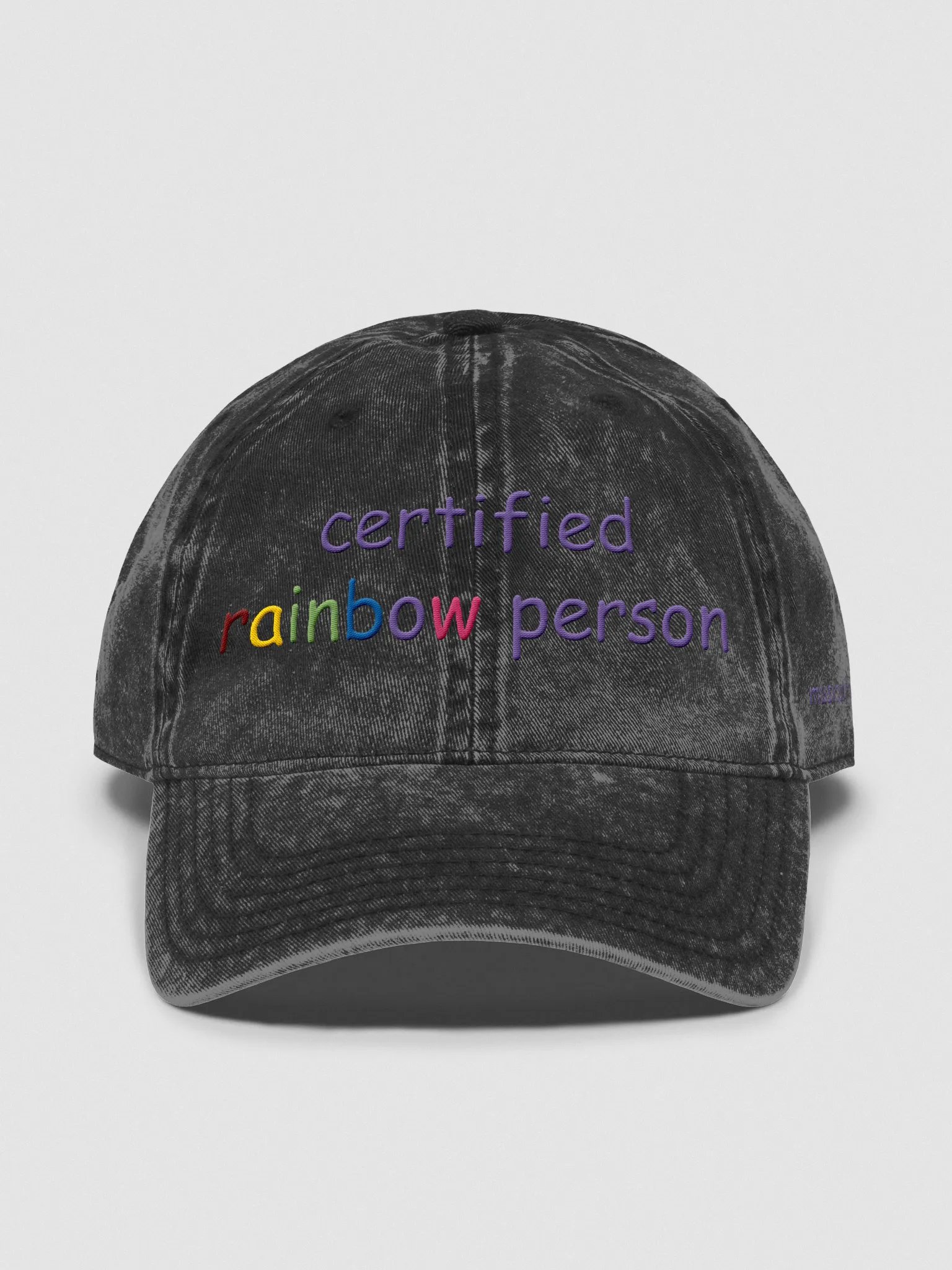 Certified Rainbow Person Dad Hat product image (1)