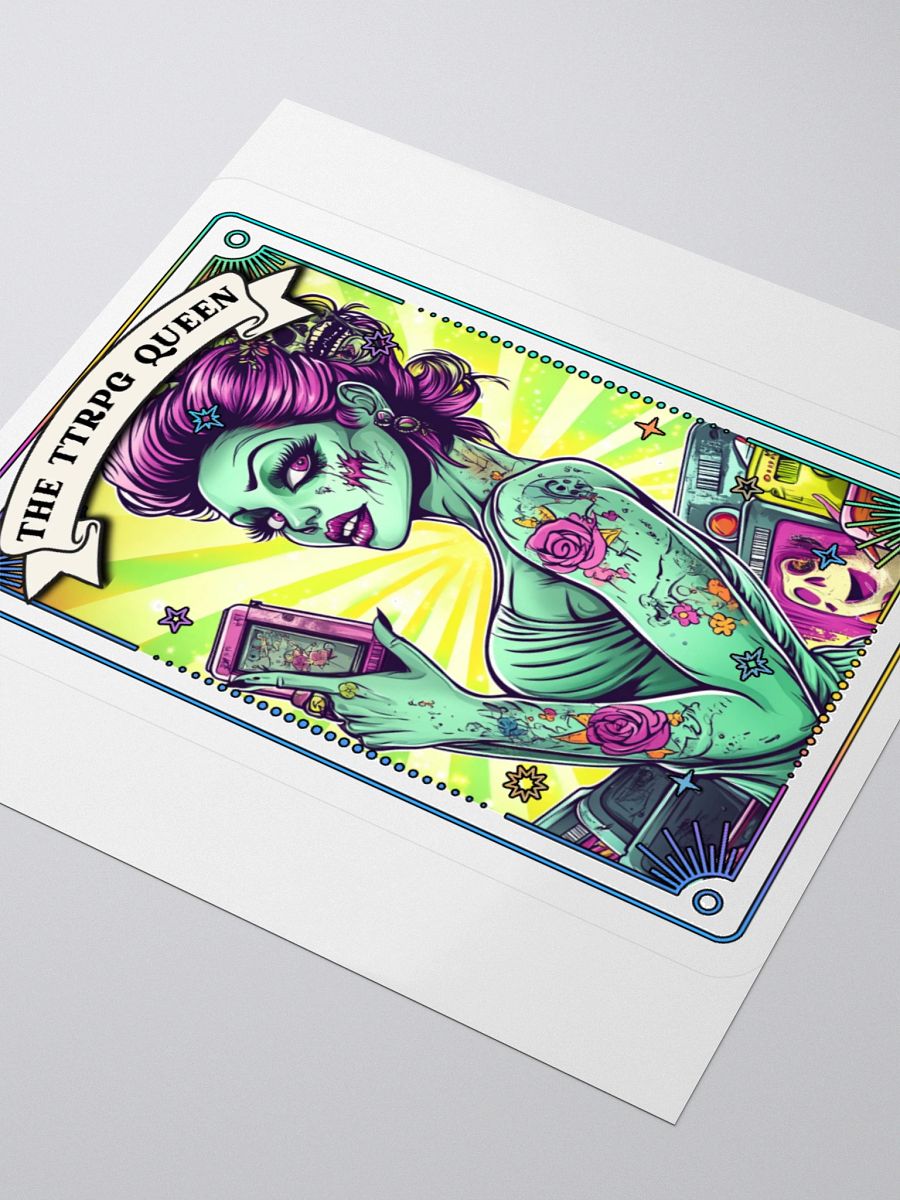 Zombabes: The TTRPG Queen Sticker product image (7)