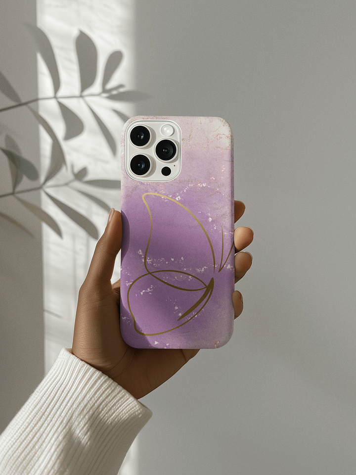 Golden Floral Butterfly iPhone® Snap Case product image (1)