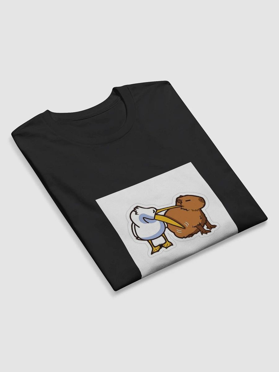 Meme Pelican and Capybara Cartoon Long Sleeve Shirt product image (13)