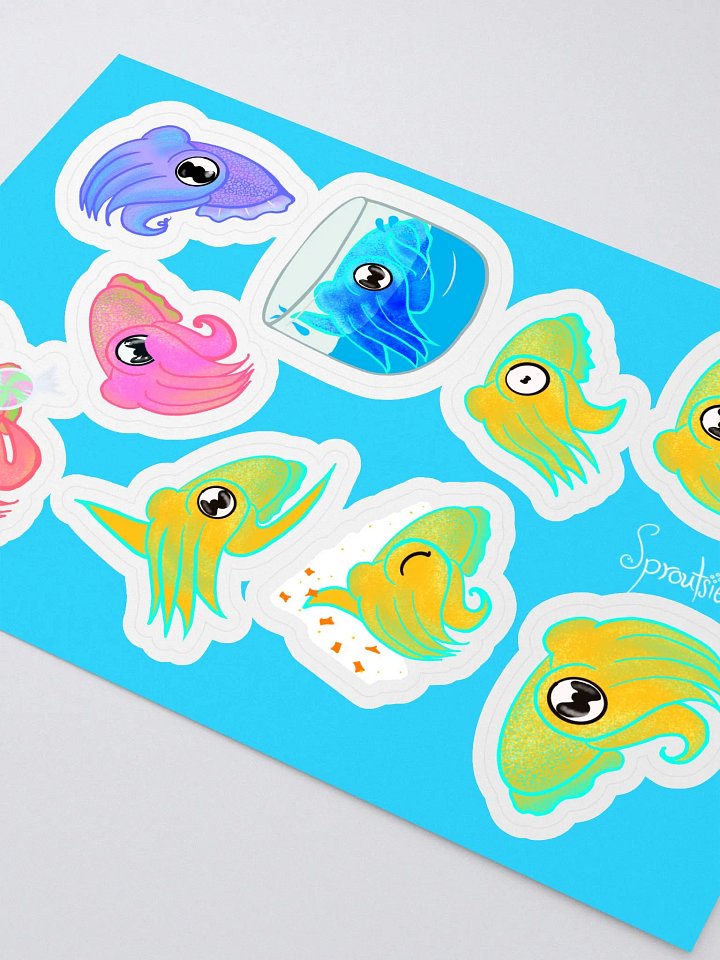 Classic Cuttlefish Compilation Sticker Sheet product image (2)
