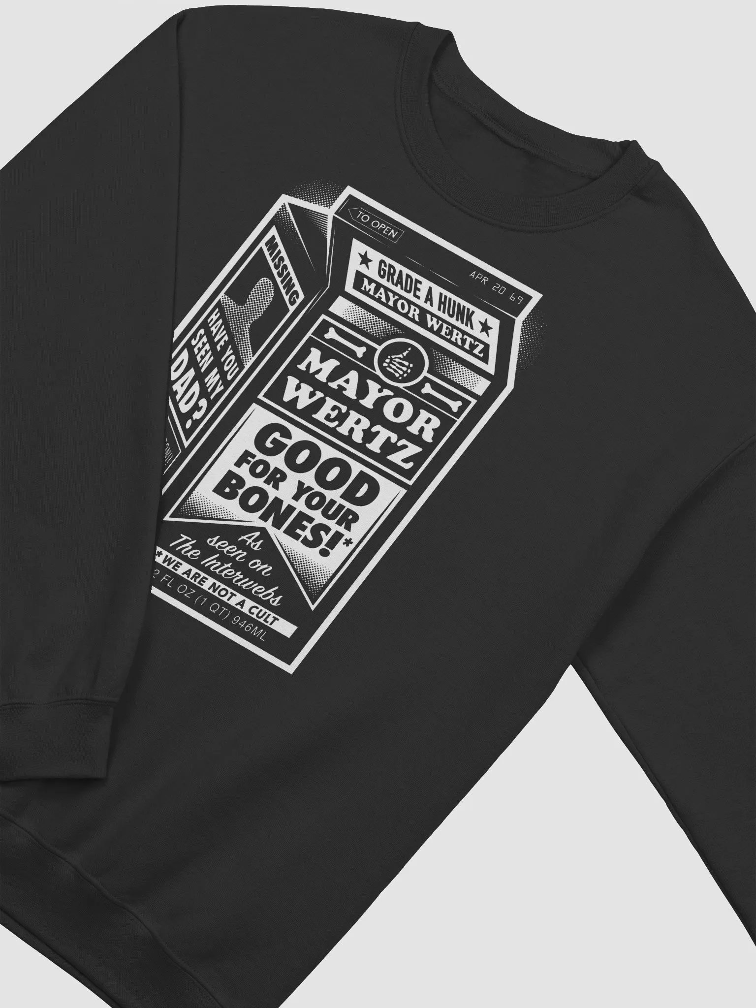 Good for Your Bones Sweatshirt WHITE product image (3)