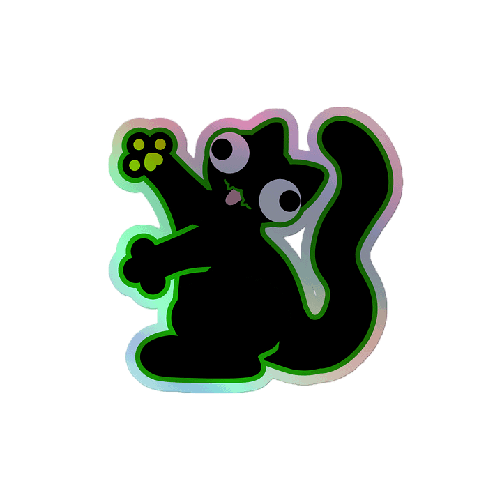Holographic Sticker - Derpcat II product image (2)