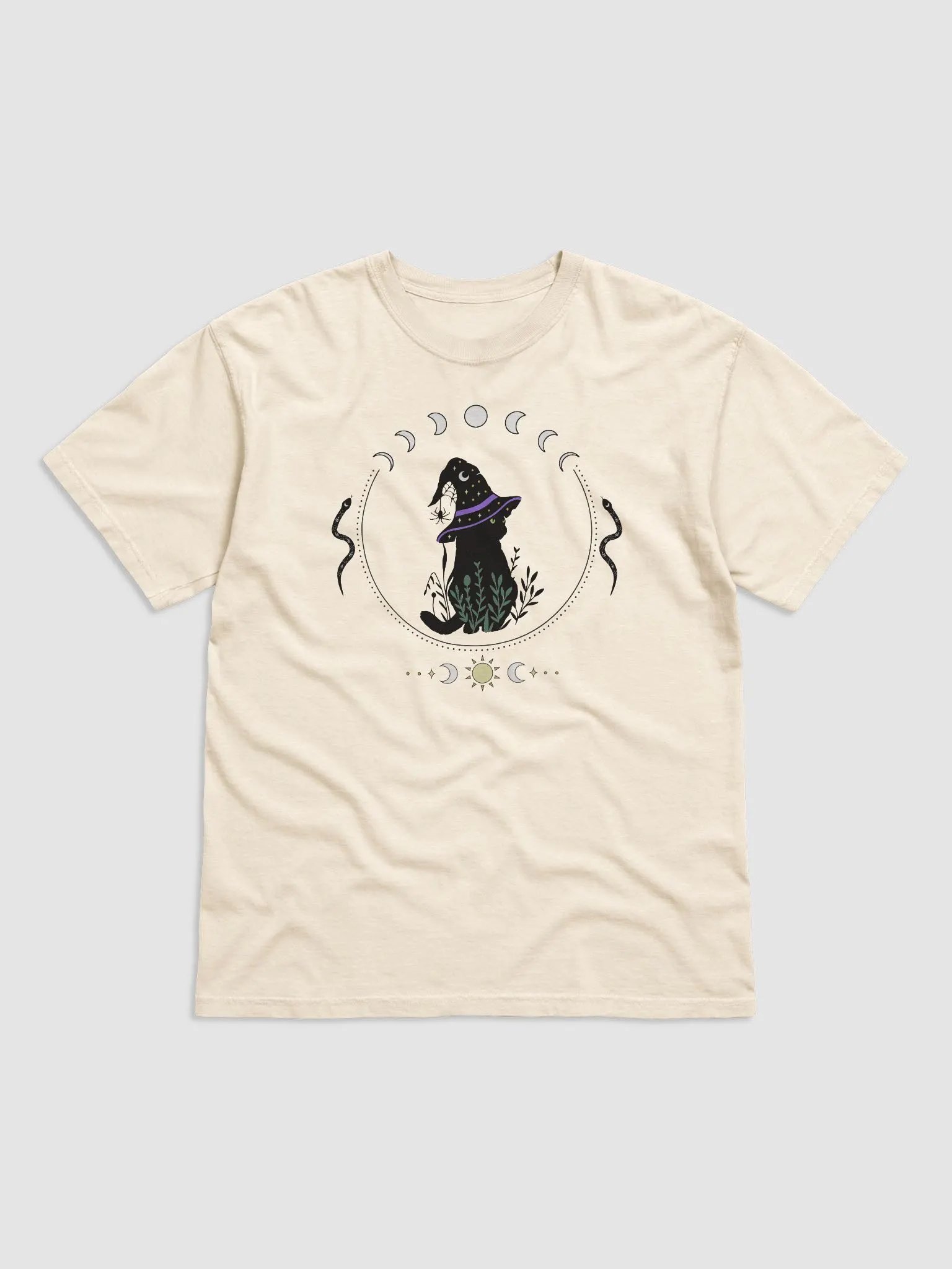 Witchy Cat & Moon T-Shirt product image (69)