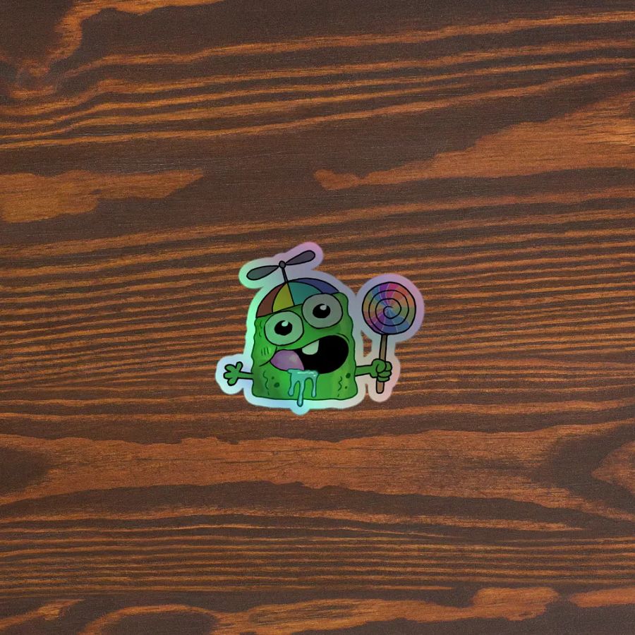 Holographic Happy Pickle Sticker product image (3)