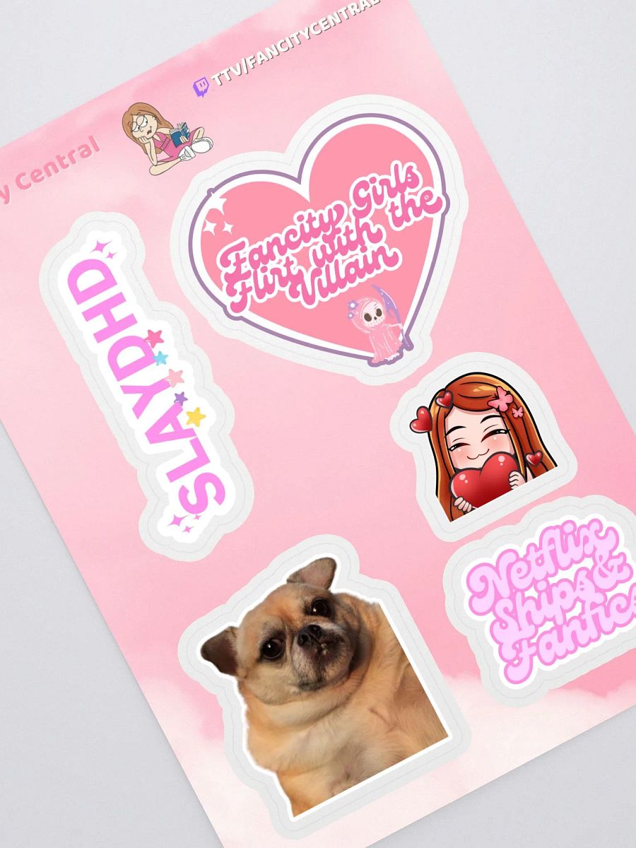 Fancity Central Winter 2025 Sticker Sheet product image (1)