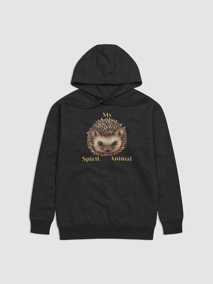 Spirit Animal Hedgehog In Folk Art Style Premium Hoodie product image (1)