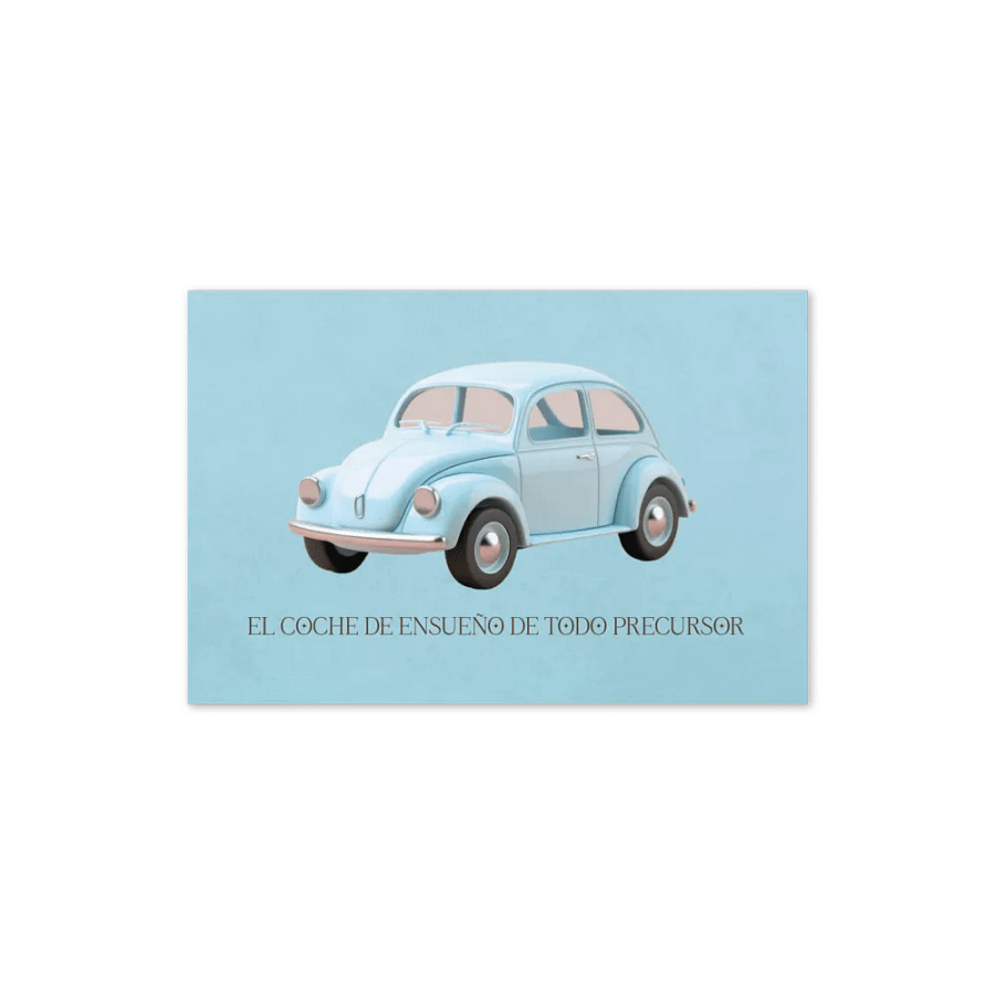 'Every Pioneer's Dream Car' Spanish Greeting Card product image (3)