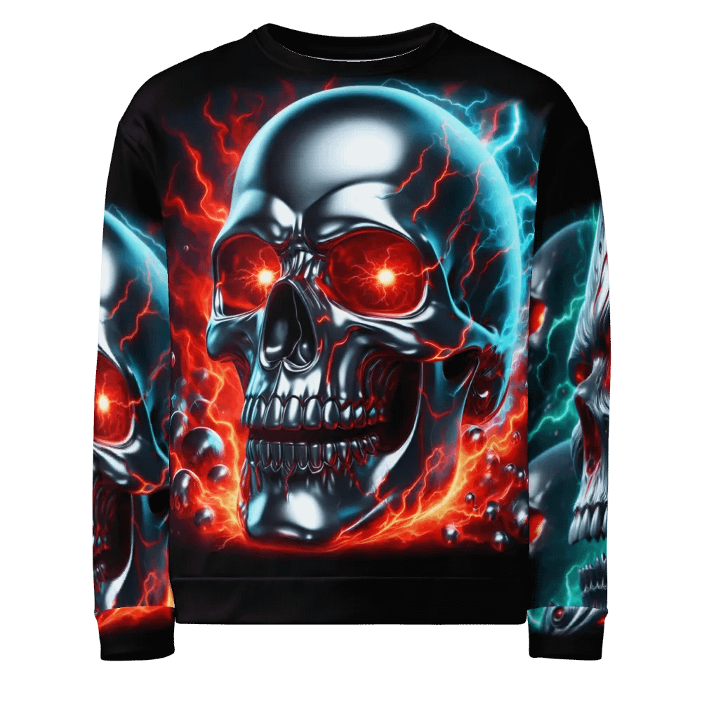 Electric Skull - Unisex Sweatshirt #1 product image (1)