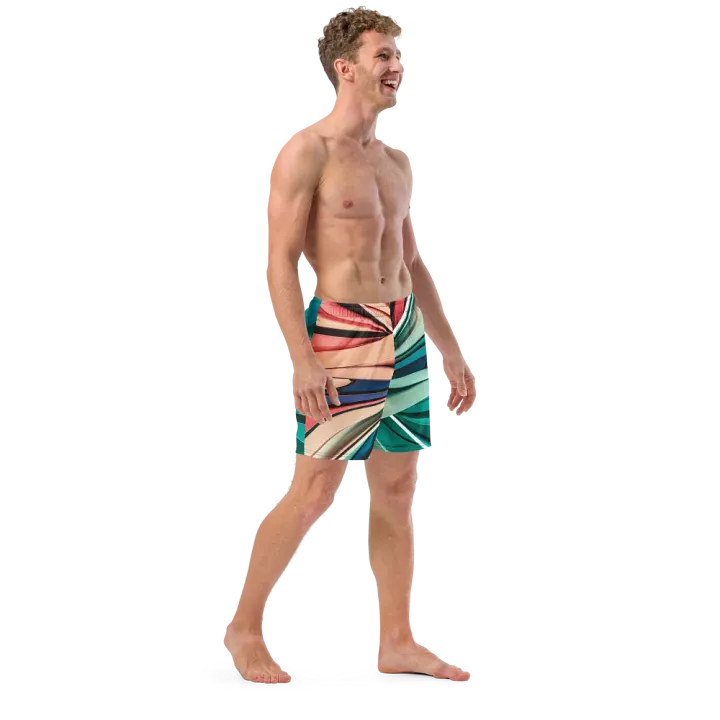 TDS Music Abstract Swim Trunks in Vibrant Colors (2XS-6XL) product image (2)