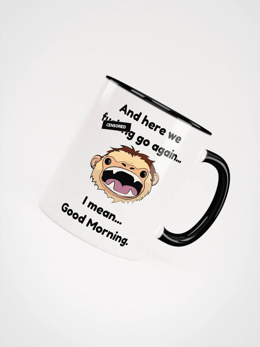 CENSORED (Black Bar) Here we f-king go again... Color Options Mug product image (53)