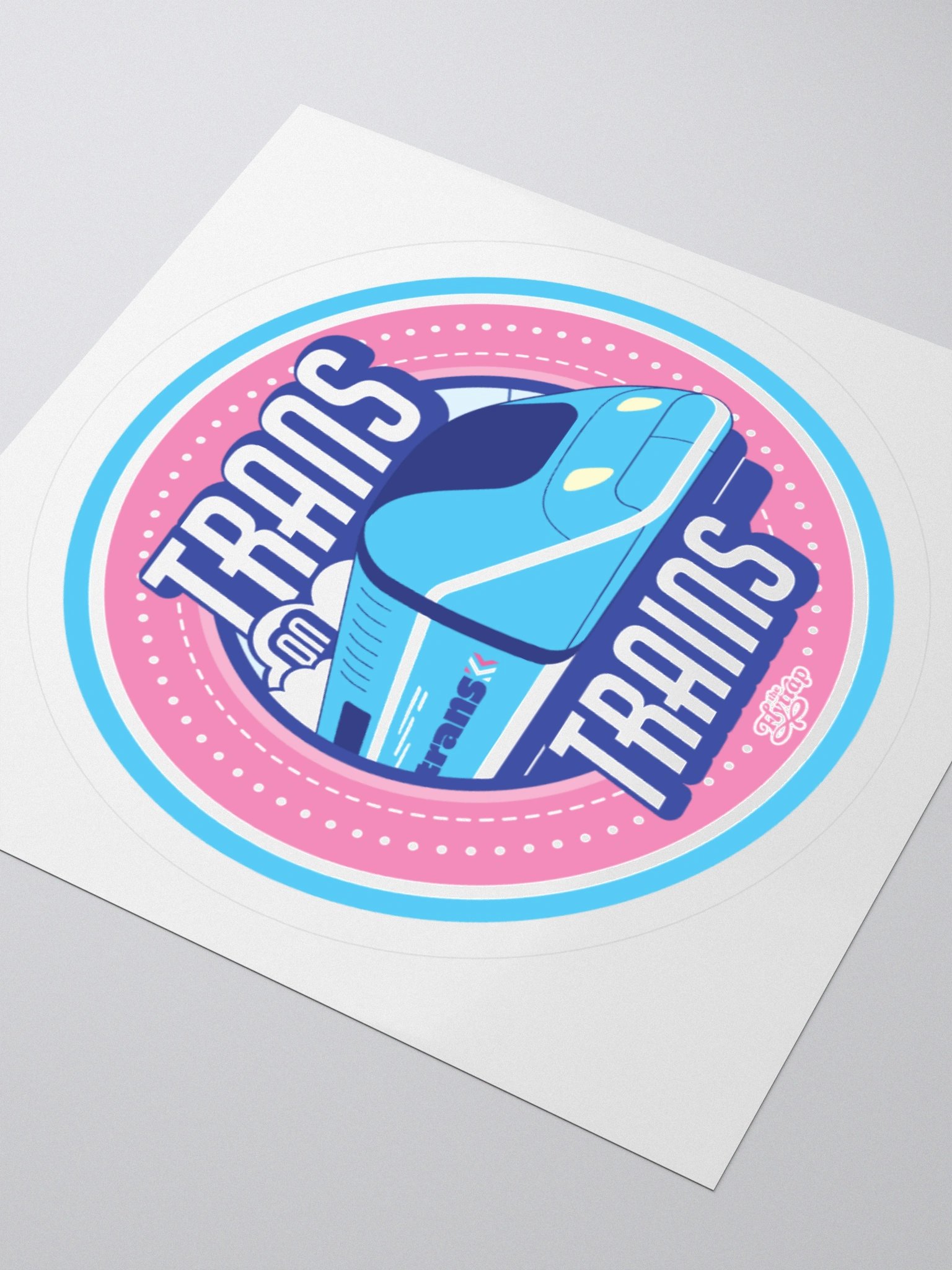 Trans on Trains sticker product image (3)