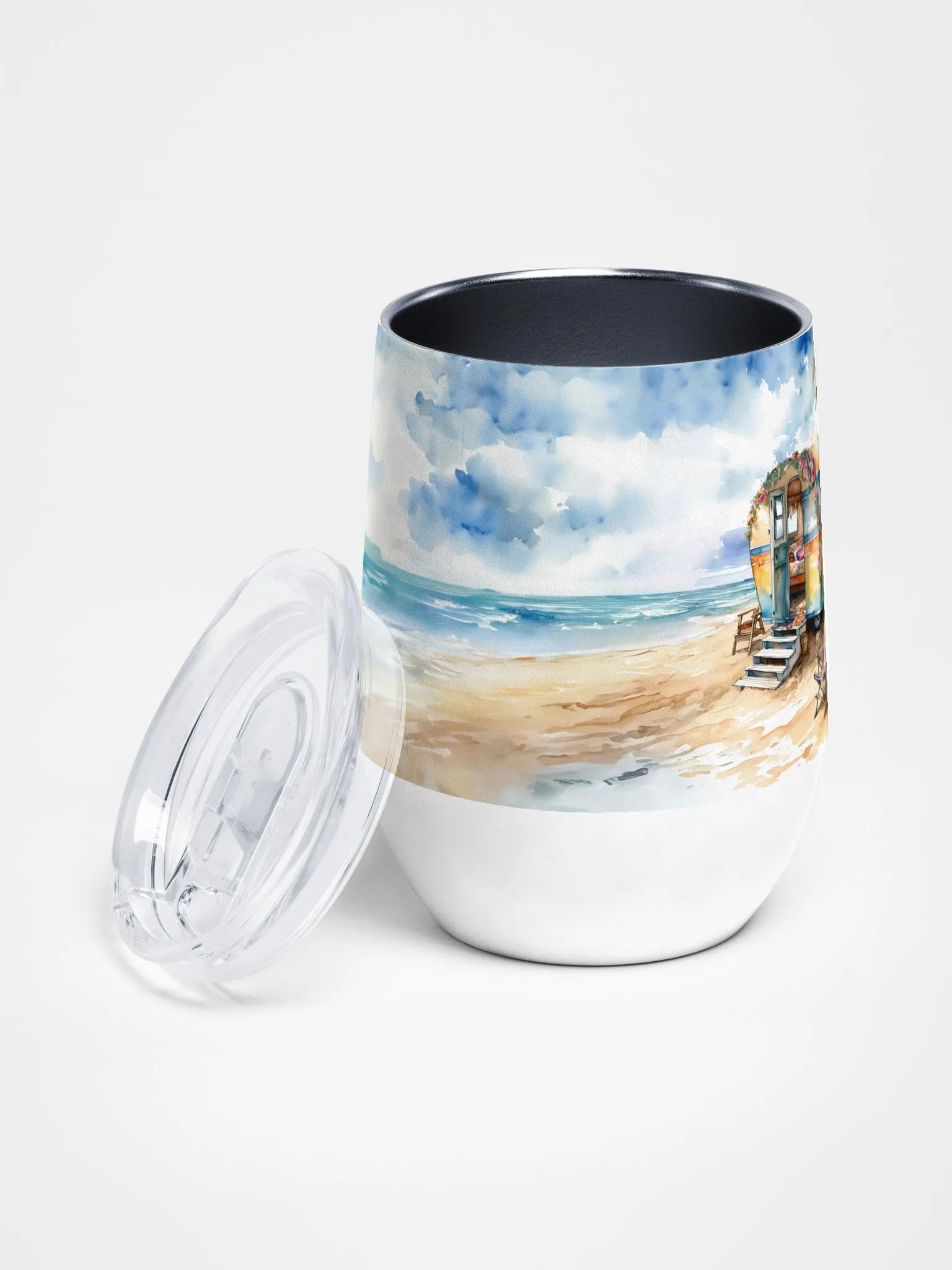 Sun-Kissed Oasis Wine Tumbler product image (2)