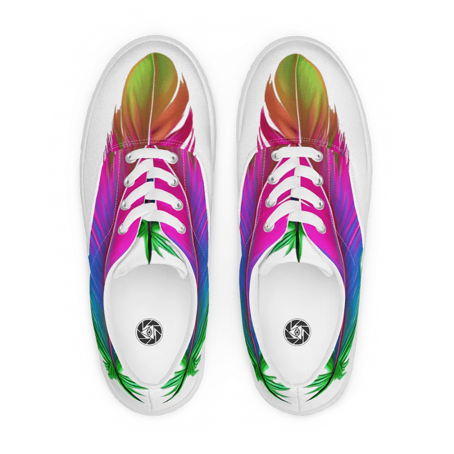 Tropical Feather - Women's Lace-Up Canvas product image (2)