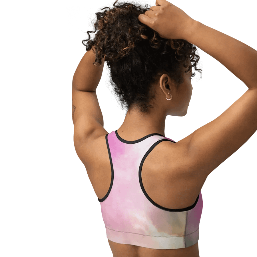 Blur cloud rainbow Design Sports Bra - V4 product image (10)