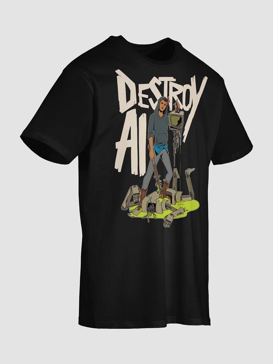 Destroy AI T-Shirt (Black) product image (3)