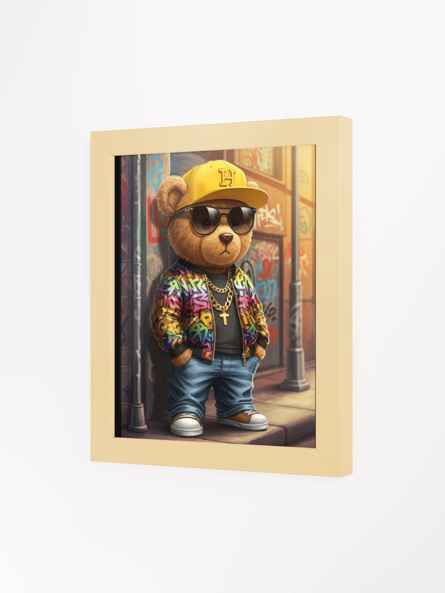 HipHop Teddy Framed Print product image (55)
