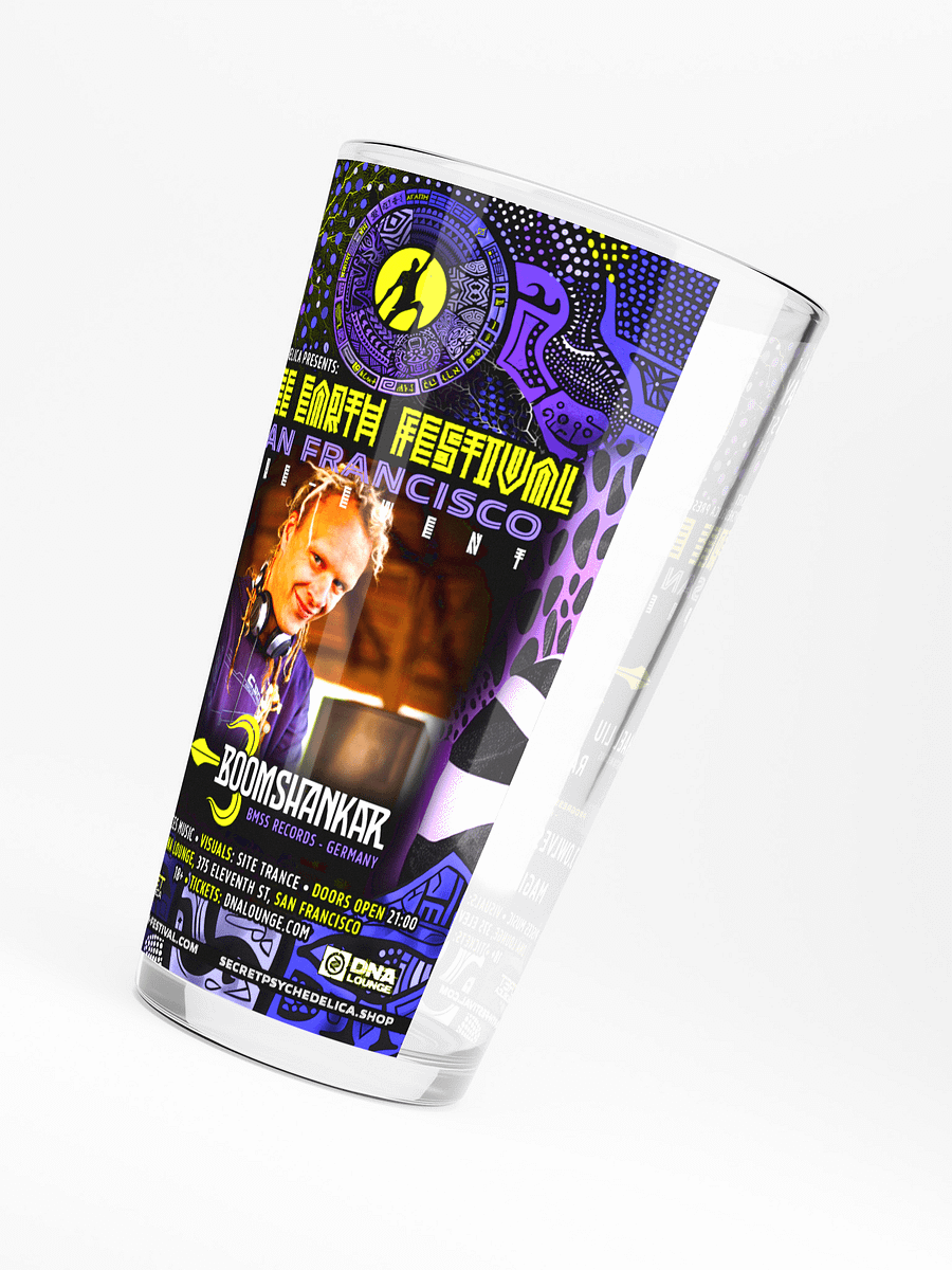 Free Earth Festival: San Francisco Pre-Event Shaker Pint Glass product image (4)