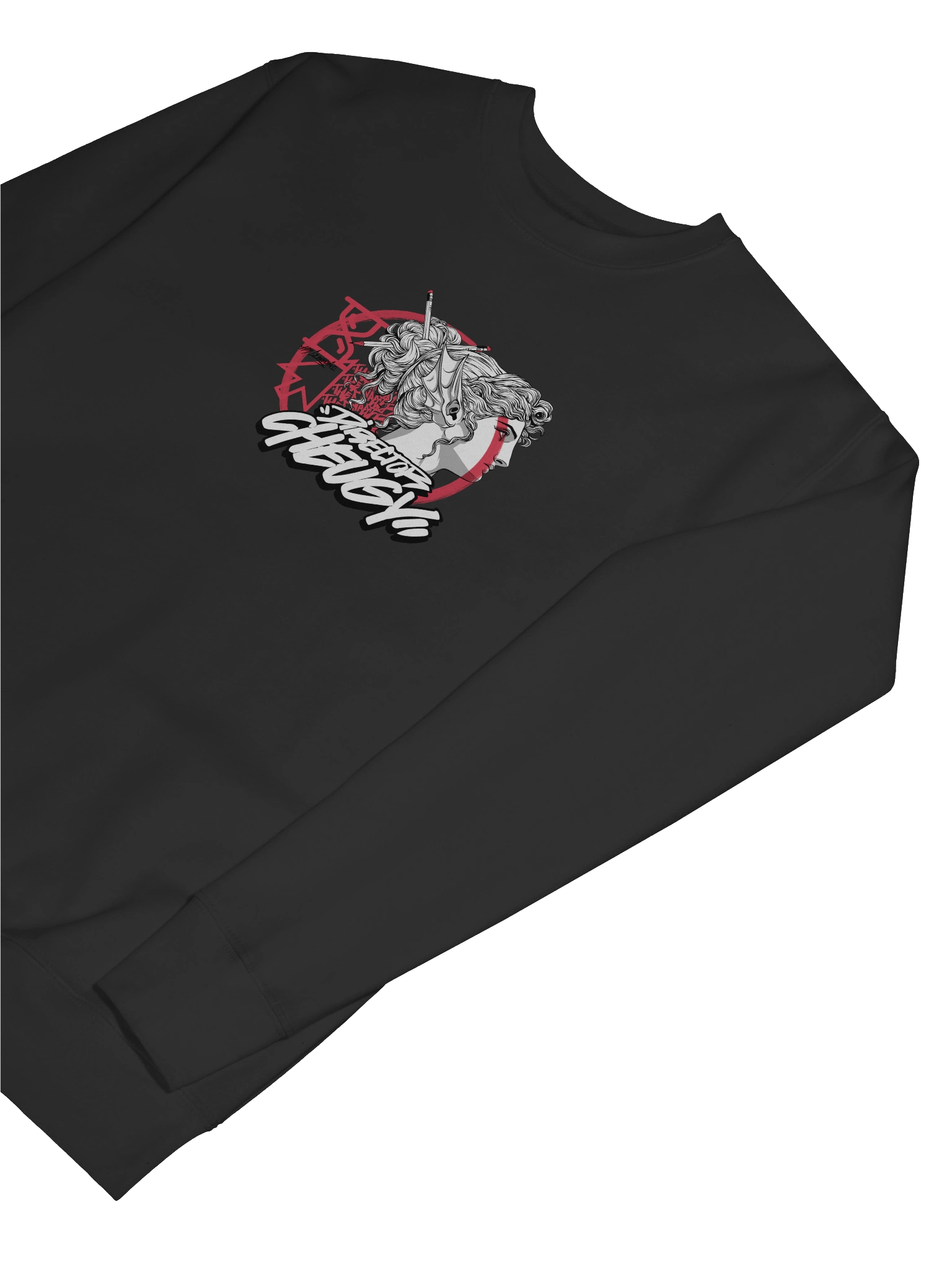 Bustin Crew Neck Sweatshirt (White) product image (7)