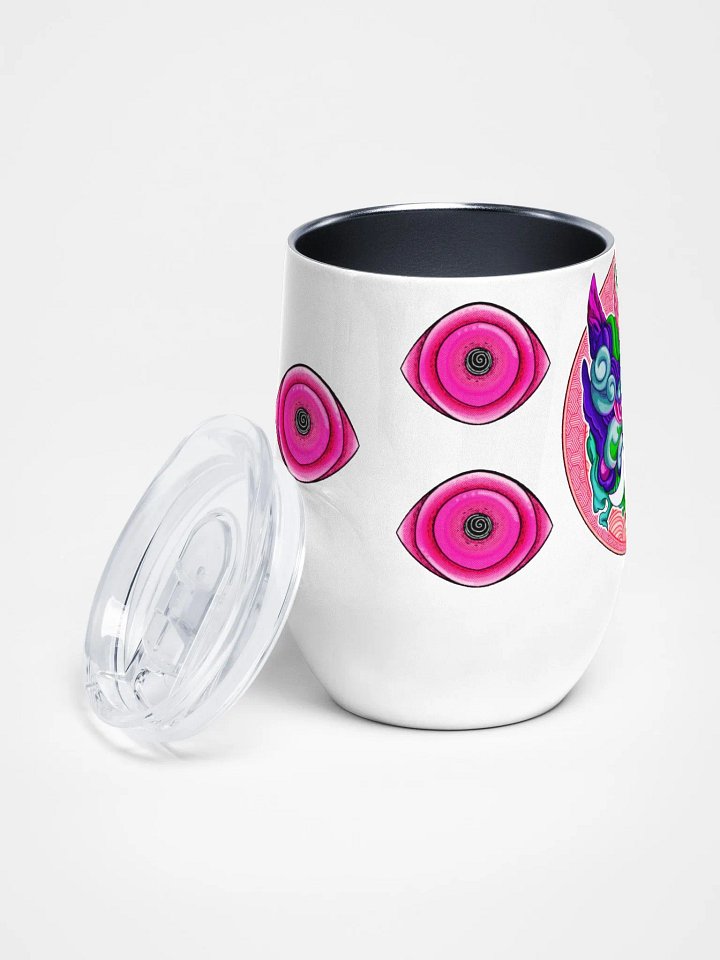 Yokai Migraine: Wine Tumbler product image (2)