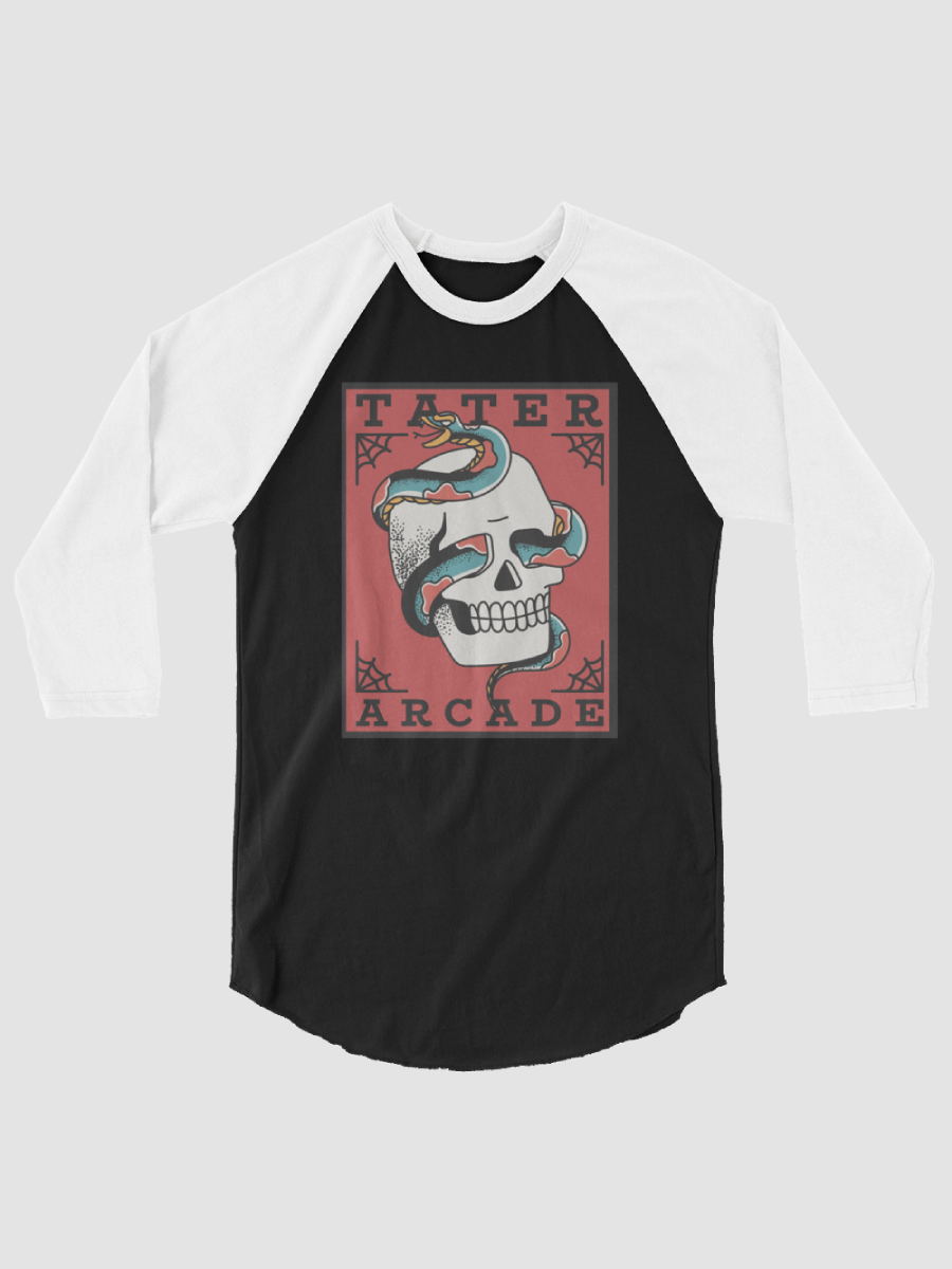 Traditional Tattoo Snakes and Skulls Raglan product image (1)