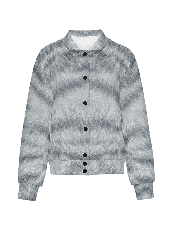 Silver Tabby Cat Premium Bomber Jacket (Unisex) product image (1)