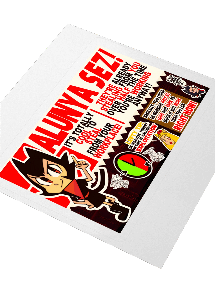 Alunya and Rodina - “Alunya Sez!” Sticker product image (9)