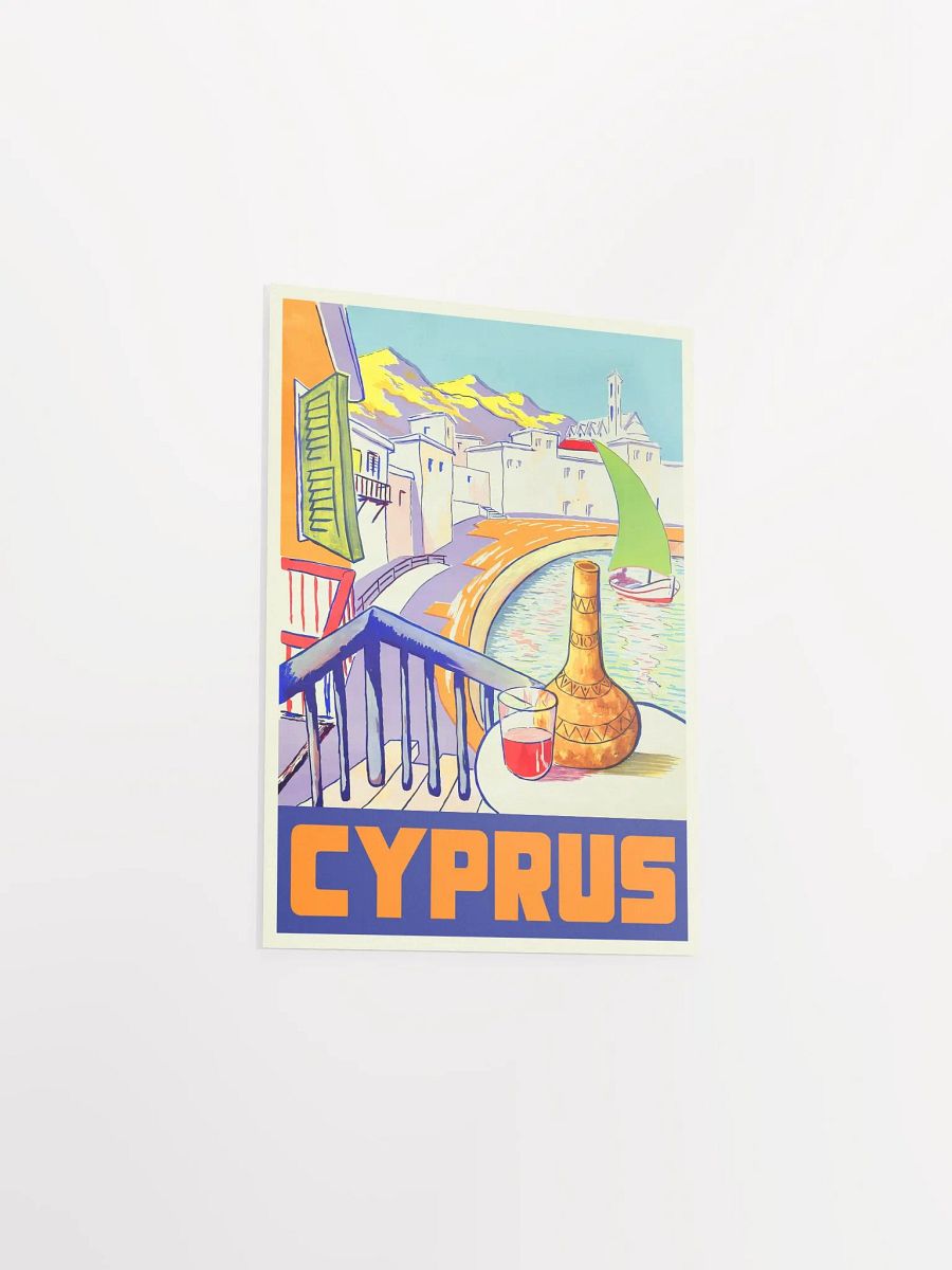 Cyprus, Nicosia 1929 — retro travel poster, vintage travel art print, retro travel wall art product image (8)