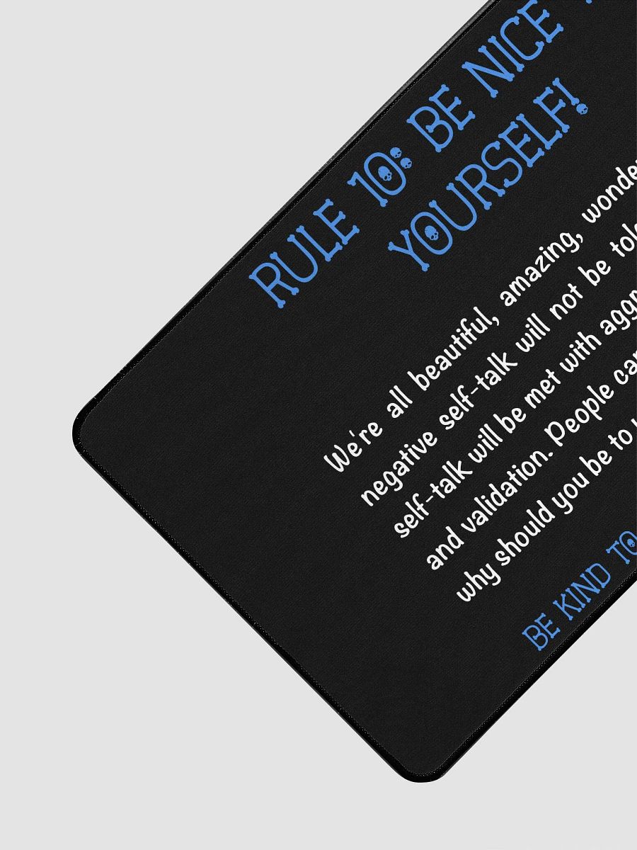 Rule 10 Mousepad product image (3)