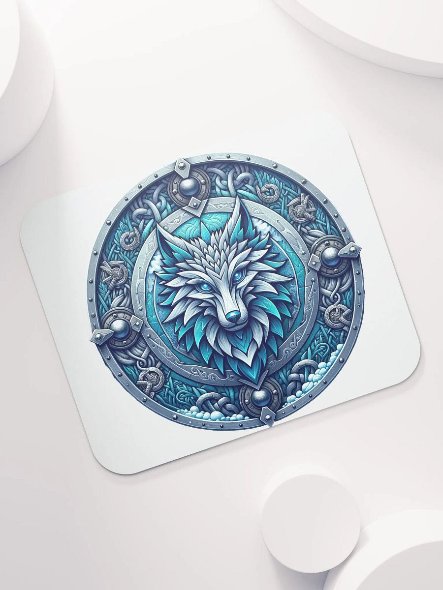 Mystic Wolf Shield Mouse Pad product image (7)