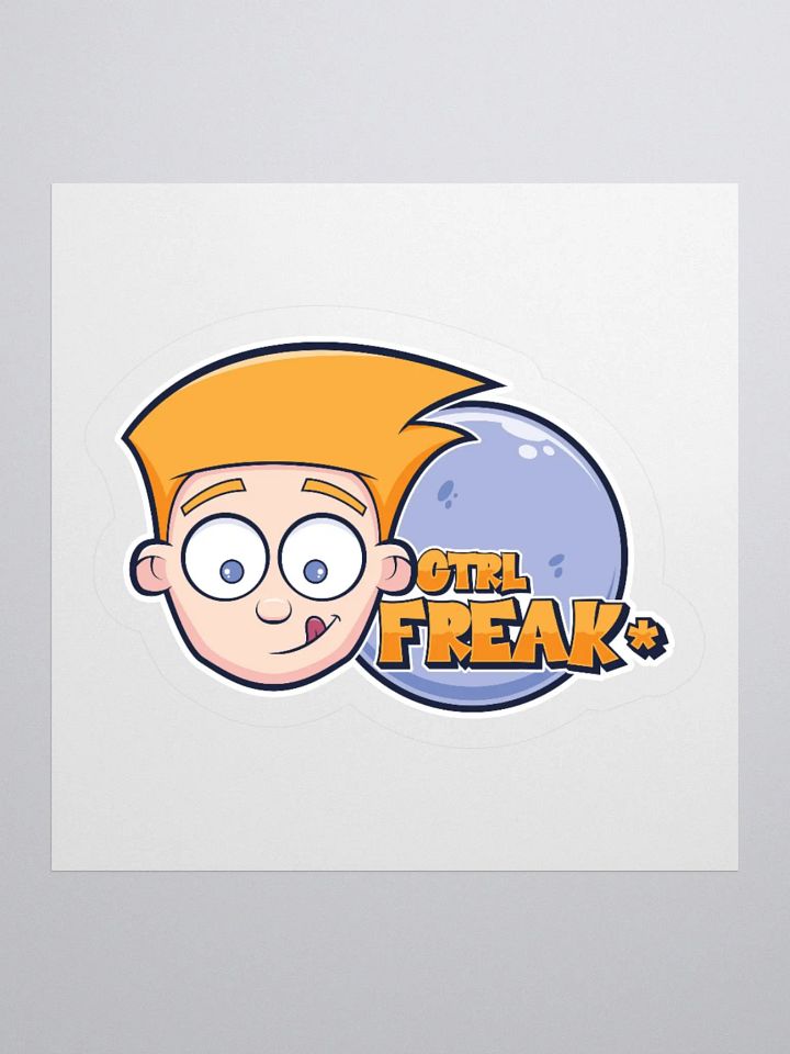 CTRL Freak Gamer Sticker – Funny Retro Video Game Decal product image (2)