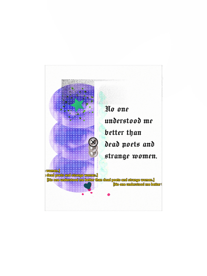 Dead Poets & Strange Women Art Print product image (1)