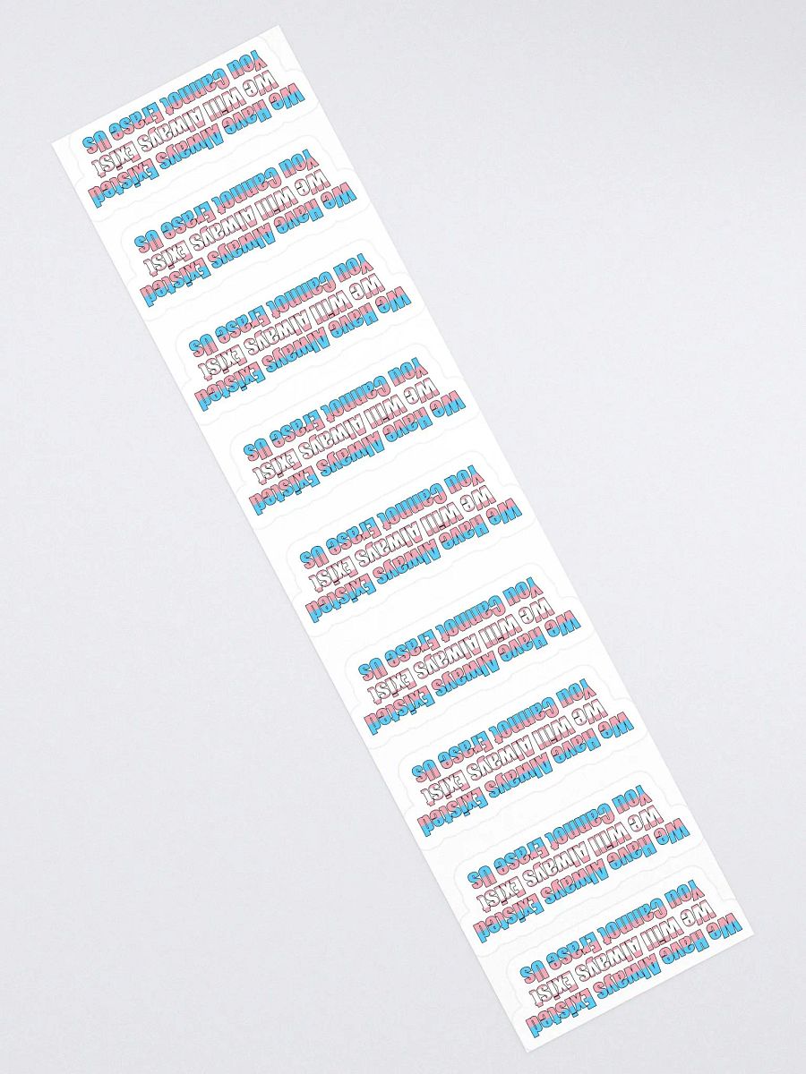 You Cannot Erase Us Stickers product image (2)