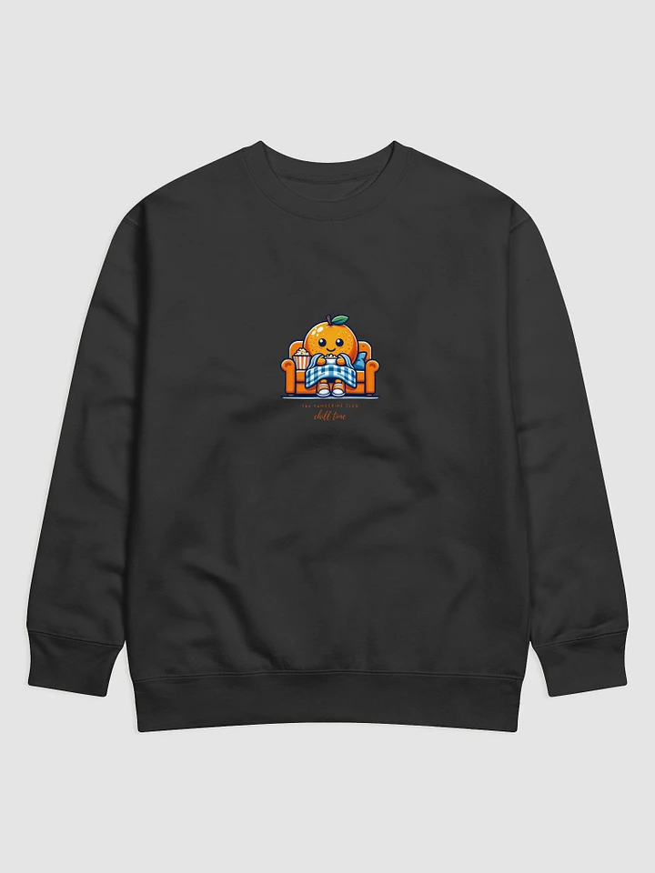 Surfer Tangerine Cotton Premium Sweatshirt product image (1)