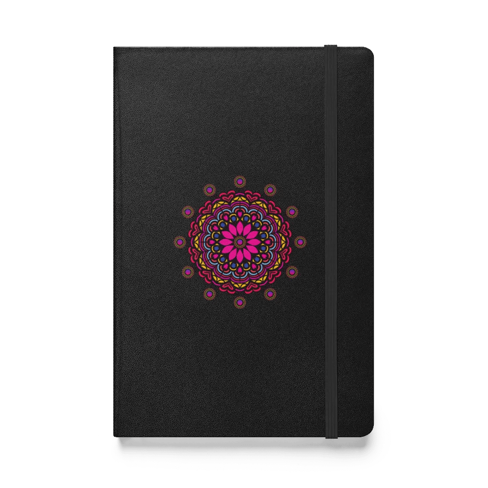 Symmetrical Mandala Hardcover Notebook product image (1)
