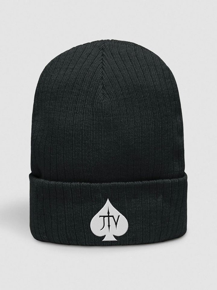 JTV Spade Logo Ribbed Beanie product image (1)