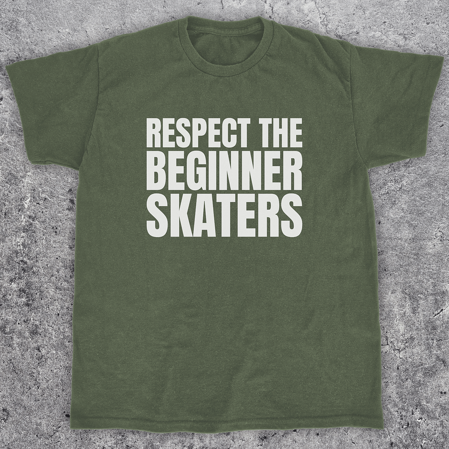 Respect the beginner skaters, Skateboarding t-shirt, Unisex product image (1)