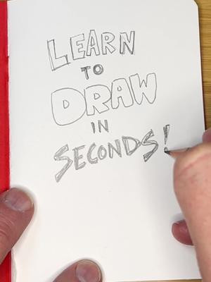 Learn to Draw IN SECONDS! Level 1 #drawing #art #sketch #learntodraw #learntodrawchallenge 