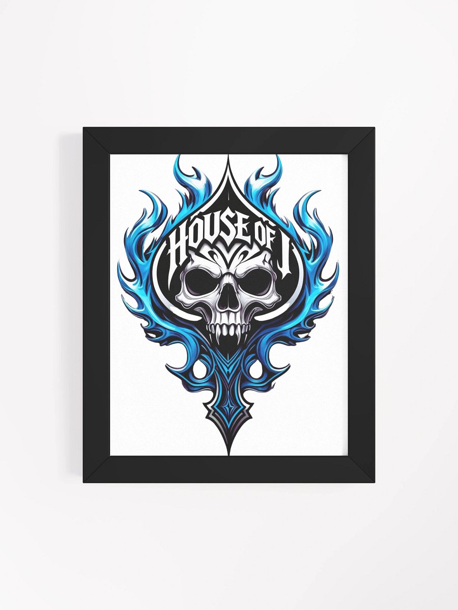 House of J Logo Framed Matte Poster (Light) product image (70)