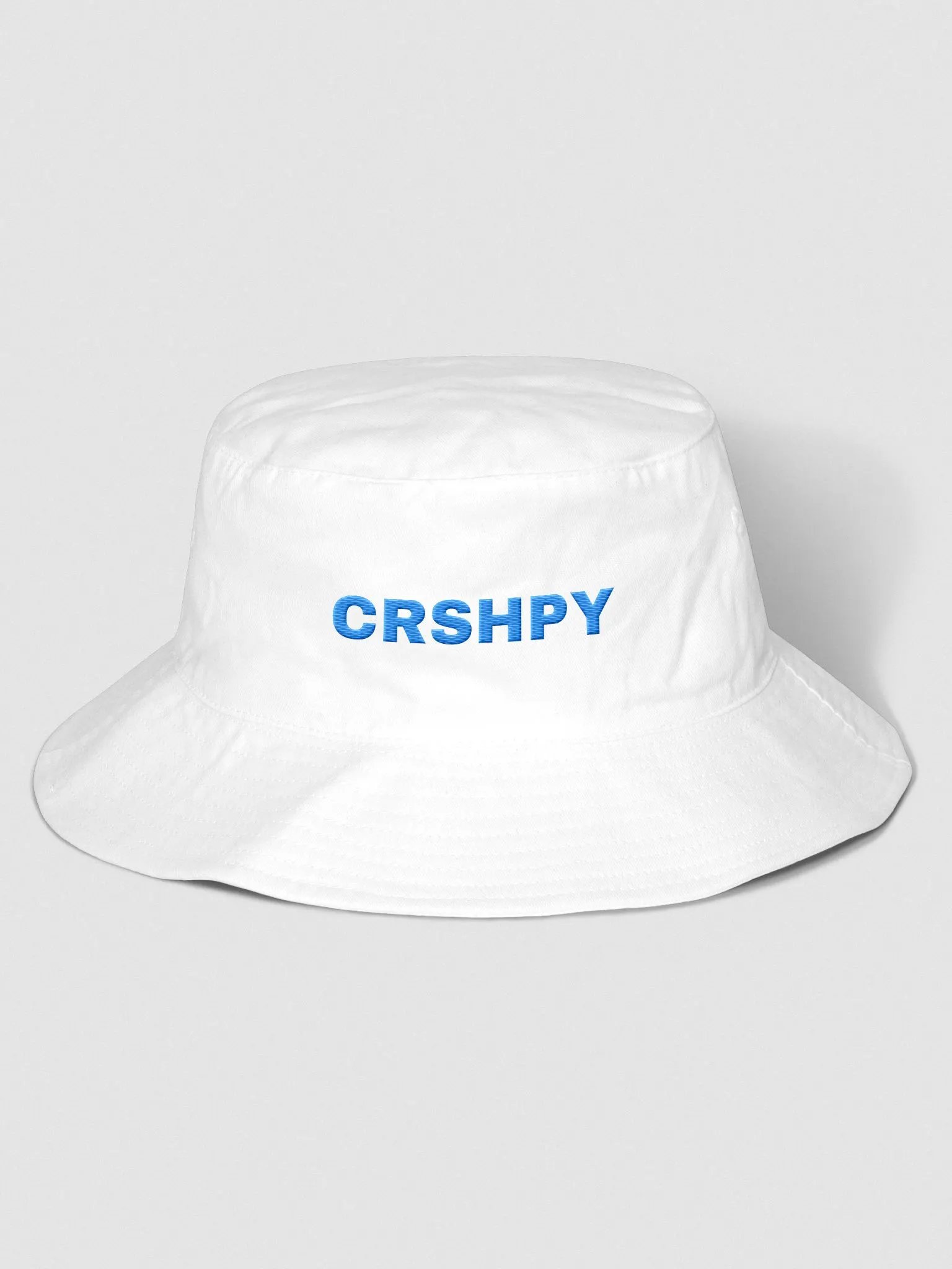 CRSHPY Bucket Hat WHITE product image (1)