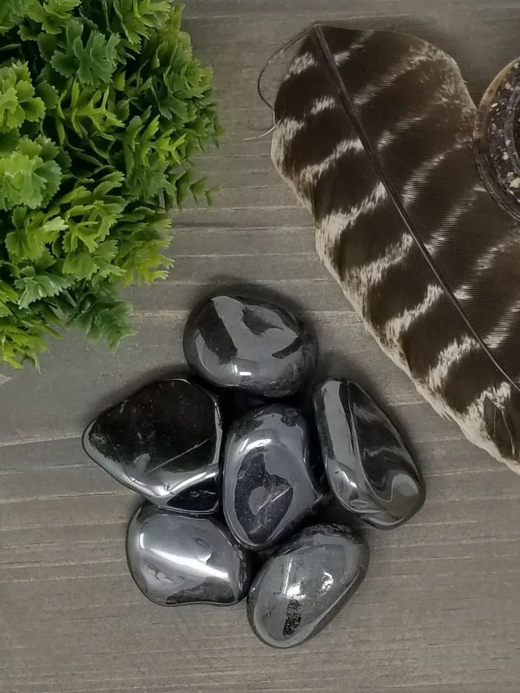 Hematite Tumbled Pocket Stone – Grounding • Protection • Strength product image (2)