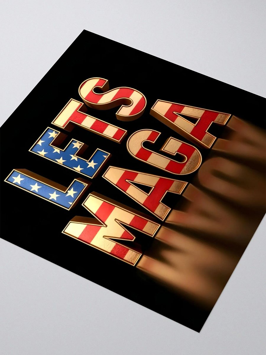 Patriotic LETS MAGA Vinyl Stickers product image (8)