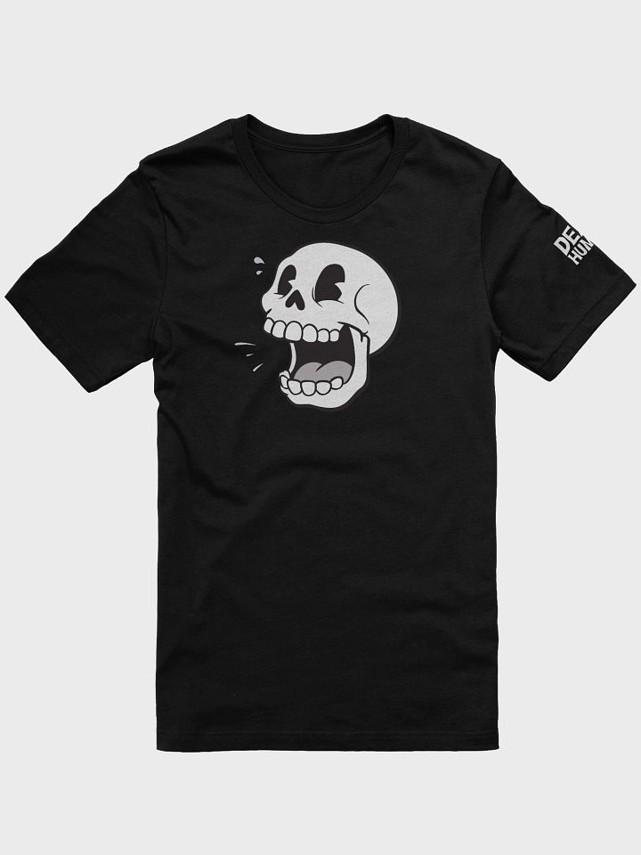 Laughing Skull Tee Center Chest & Sleeve product image (1)