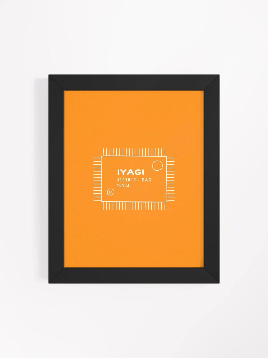 iyagi DAC Chip Framed Poster product image (124)